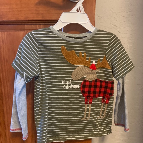 Mud Pie Boys 2t Christmas sHirt - Picture 4 of 5